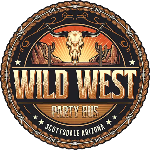 Wild West Party Bus Scottsdale LED lights and sound system interior